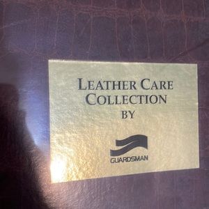 Leather care collection by Gaurdsman new